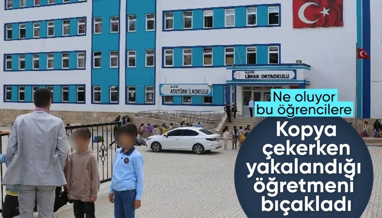 Elazığ'da öğretmen, kopya çekerken yakaladığı öğrencisi tarafından bıçaklandı